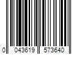 Barcode Image for UPC code 0043619573640