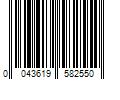 Barcode Image for UPC code 0043619582550