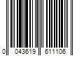 Barcode Image for UPC code 0043619611106