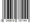 Barcode Image for UPC code 0043619781144