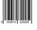 Barcode Image for UPC code 0043619829259