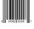 Barcode Image for UPC code 004362000081