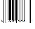 Barcode Image for UPC code 004372000071