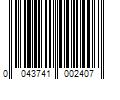 Barcode Image for UPC code 0043741002407