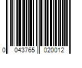 Barcode Image for UPC code 0043765020012