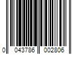 Barcode Image for UPC code 0043786002806