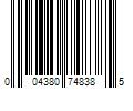 Barcode Image for UPC code 004380748385