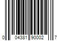 Barcode Image for UPC code 004381900027