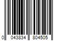 Barcode Image for UPC code 0043834804505