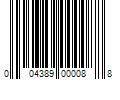 Barcode Image for UPC code 004389000088