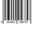 Barcode Image for UPC code 0043900256757