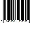 Barcode Image for UPC code 0043900932392