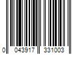 Barcode Image for UPC code 0043917331003