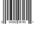 Barcode Image for UPC code 004392061601