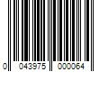 Barcode Image for UPC code 0043975000064