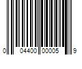 Barcode Image for UPC code 004400000059