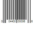 Barcode Image for UPC code 004400000066