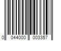 Barcode Image for UPC code 0044000003357