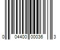 Barcode Image for UPC code 004400000363