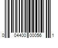 Barcode Image for UPC code 004400000561