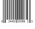 Barcode Image for UPC code 004400000653