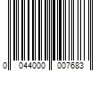 Barcode Image for UPC code 0044000007683