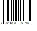 Barcode Image for UPC code 0044000008789