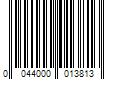 Barcode Image for UPC code 0044000013813