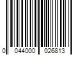 Barcode Image for UPC code 0044000026813