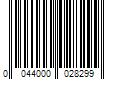 Barcode Image for UPC code 0044000028299