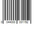 Barcode Image for UPC code 0044000031152