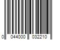 Barcode Image for UPC code 0044000032210