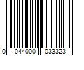 Barcode Image for UPC code 0044000033323