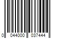 Barcode Image for UPC code 0044000037444