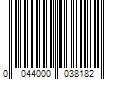 Barcode Image for UPC code 0044000038182