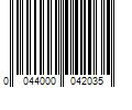 Barcode Image for UPC code 0044000042035