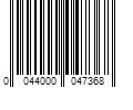 Barcode Image for UPC code 0044000047368