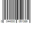 Barcode Image for UPC code 0044000051389