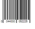 Barcode Image for UPC code 0044000052225