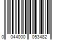 Barcode Image for UPC code 0044000053482