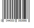 Barcode Image for UPC code 0044000053598