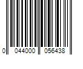 Barcode Image for UPC code 0044000056438