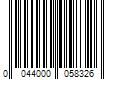 Barcode Image for UPC code 0044000058326