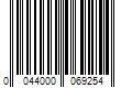 Barcode Image for UPC code 0044000069254