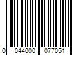 Barcode Image for UPC code 0044000077051