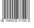 Barcode Image for UPC code 0044000077228