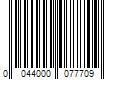 Barcode Image for UPC code 0044000077709