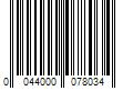 Barcode Image for UPC code 0044000078034