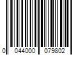 Barcode Image for UPC code 0044000079802