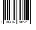 Barcode Image for UPC code 0044007342220